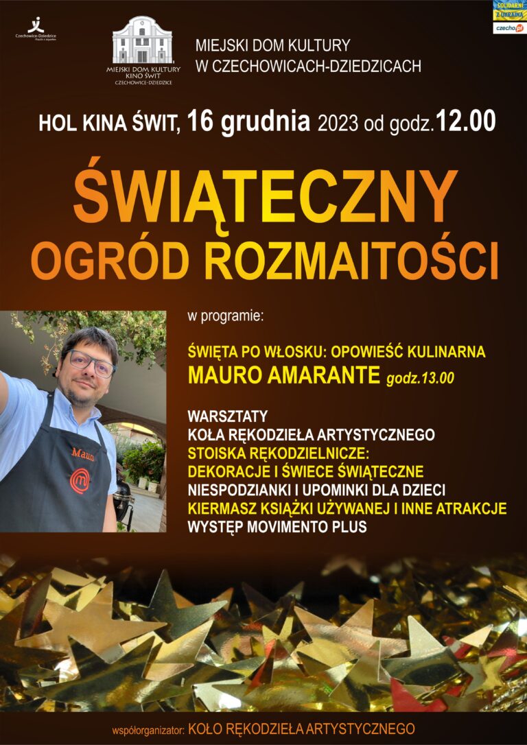 Zdjęcie z galerii „Świąteczny ogród rozmaitości 16.12.2023”.